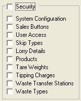  System Configuration - Global Settings - Security 